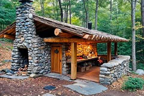 Built Himself a Free House in the Mountains Alone