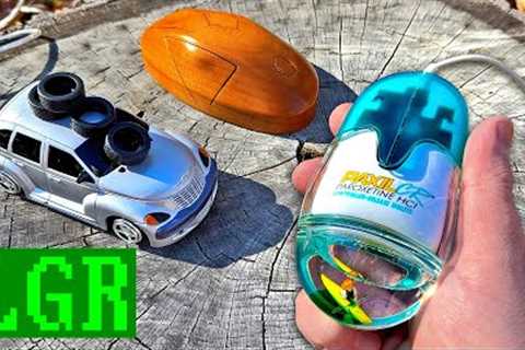 Weird Old Computer Mice: Wood, Water, & Wheels