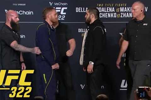 Faceoffs from the UFC 322 Press Conference | ESPN MMA