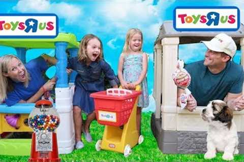 Pretend Toy Stores Compete for Customers