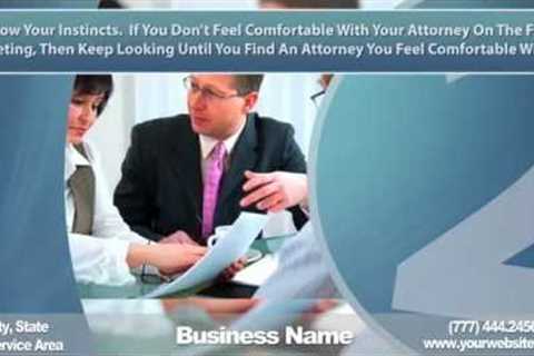 Divorce Attorney - AWESOME Video Commercial for $5