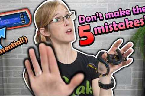 The Top 5 Mistakes New Reptile Keepers Make!