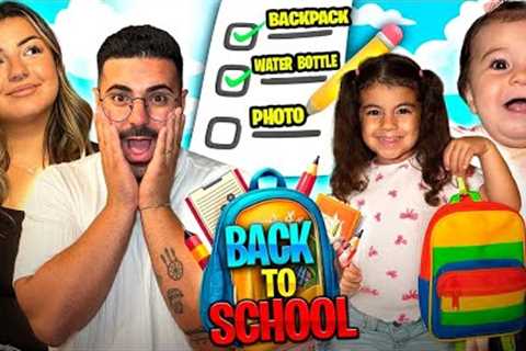 Back-to-School Shopping for Beatrice and Anastasia’s First Day of Preschool!