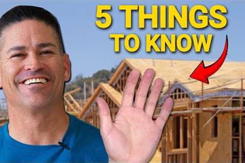 5 things to know before you buy land to build a house