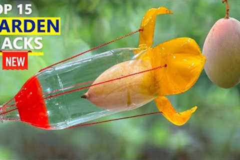 15 MIND BLOWING GARDEN HACKS WITH PLASTIC BOTTLES | BOTTLE GARDENING IDEAS