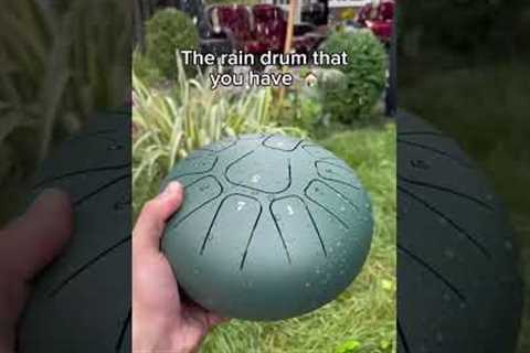 I have the best 😌🎶 #garden #instrument #rain #drum #home