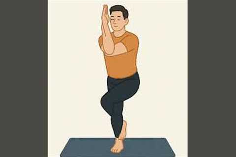 Garudasana yoga pose | yoga for beginners | yoga poses #shorts #yoga