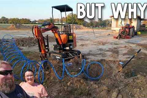 Why I'm Doing the Plumber's Job: Waterline Install Before House Delivery