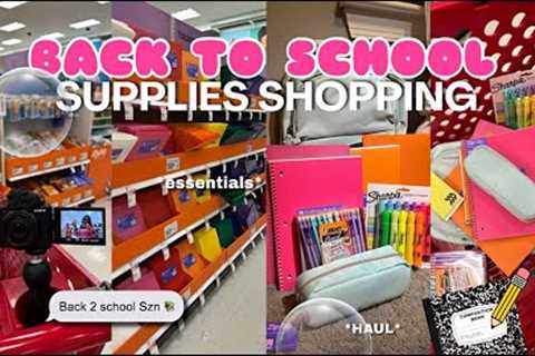 BACK TO SCHOOL SUPPLIES SHOPPING + HAUL 2025 || Sophmore year *College edition* 🎀