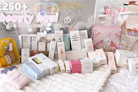 🩰HUGE *VIRAL* K-BEAUTY unboxing haul || korean skincare | YesStyle | BOJ, Cosrx, Skin1004 &amp;..