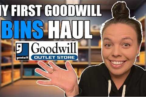 My First Goodwill Outlet Bins Haul as a Reseller on EBay 