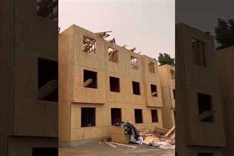 Single family to multi-unit apartment complex🏘️ #explore #build #realestate #development