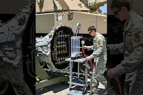 Inside the M1 Abrams: Uncovering the hidden hydraulic #shorts #armored #militarytech #fyp #mustwatch
