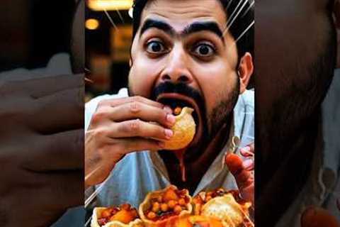 Virat and Ronaldo Pani Puri eating challenge 😂 #ai #shorts