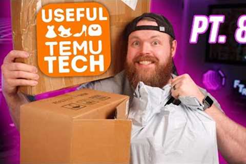 Actually Useful Temu Tech, Best Haul Yet! Part 8 - Tech, Gaming, Gadgets, and More!