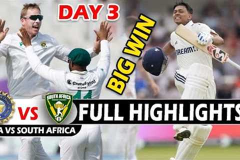 INDIA VS SOUTH AFRICA FULL HIGHLIGHTS 1ST TEST MATCH DAY 3 | IND VS SA
