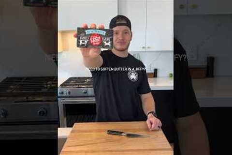 COOKING HACK: THE FASTEST WAY TO SOFTEN BUTTER | ​⁠@elliotts.kitchen