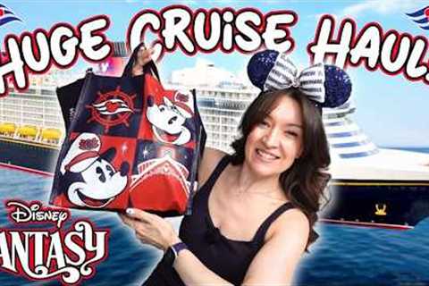 🛍️ HUGE Disney Fantasy UK Cruise Haul! + A Secret Souvenir 🤫