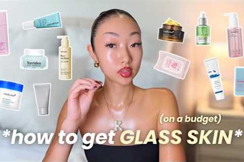 how to get GLASS skin *for beginners* | affordable skincare routine + best korean skincare products