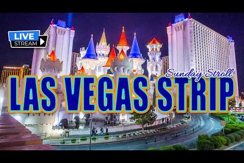 🫶🏼🤗☕️Las Vegas Live Sunday Strip Stroll! #live #walking #relaxing #lasvegas #irl