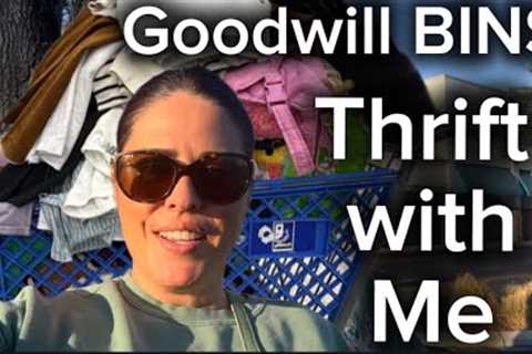 Thrift with me at the GOODWILL BINS *where you pay by the pound*