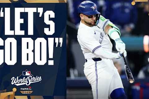 BO BICHETTE HOMERS TO GIVE THE BLUE JAYS A GAME 7 LEAD vs. Shohei Ohtani and the Dodgers! 💪