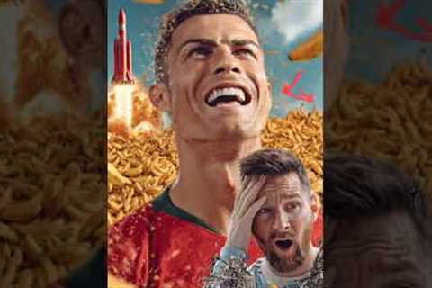 CR7's SECRET BANANA ROCKET DESTROYS MESSI! 🤯 #shorts #ronaldo  #messi