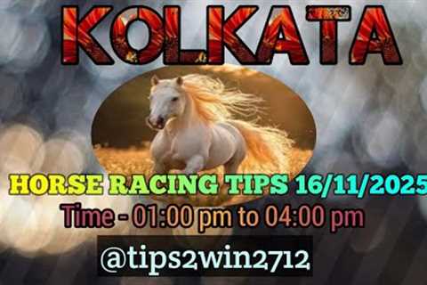 KOLKATA RACE TIPS 16-11-2025 | TIPS WITH ANALYSIS | FREE HORSE RACE TIPS | #kolkataracetips