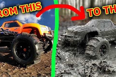GiANT RC Car makes a mess