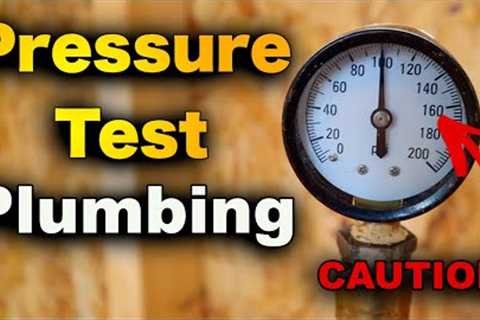 How To Pressure Test Plumbing And Hydrostatic Test Plumbing! (for plumbing inspection)