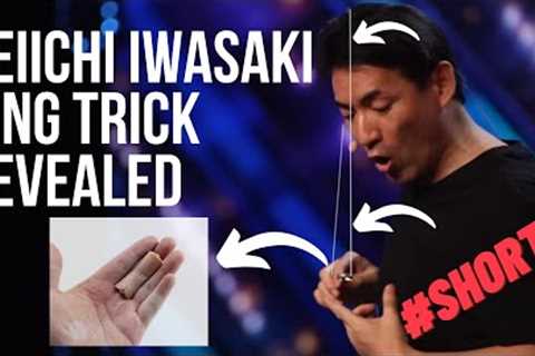 How KEIICHI IWASAKI Did the RING TRICK on BGT 2022 | Britains Got Talent | Floating Ring #shorts