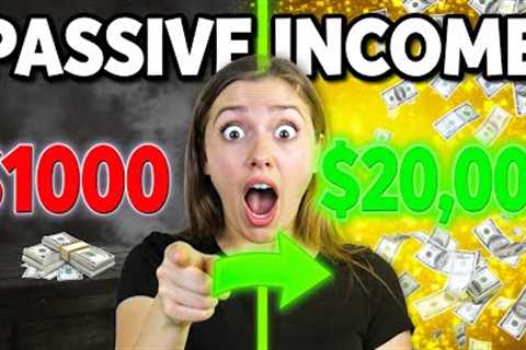 How to Make Passive Income with $1000 - 5 EASY Ways for Beginners
