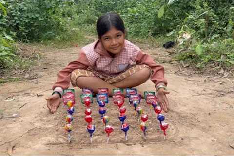 Part 102 Survival Skills SMART Ideas and USEFUL in Forest With Single Mom  Jungle Life