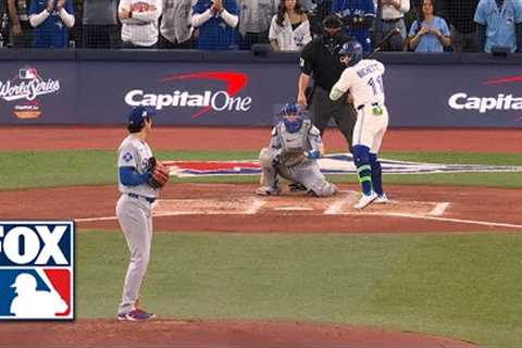 Bo Bichette takes Shohei Ohtani YARD 🚨 Three-run HOMER in World Series Game 7