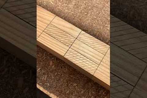 How to make Half Lap + Dowels Joint #woodscraft