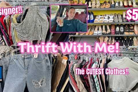 Come Thrift With Me 2025 🛍️ | Goodwill Shopping! NAME BRANDS | Clothes, shoes &amp; more!