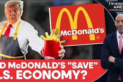 Trump Claims Inflation Fixed, Hails Lower Prices in US At McDonald’s Summit | Firstpost America  