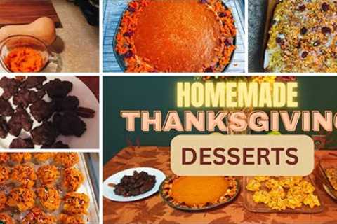 Homemade THANKSGIVING DESSERT Ideas