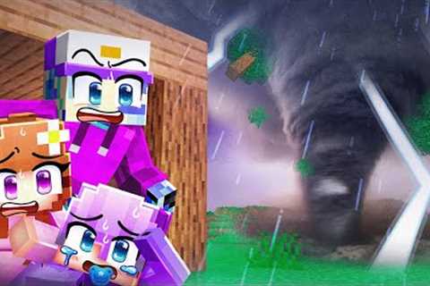 We Survived The Deadliest TORNADO In Minecraft!