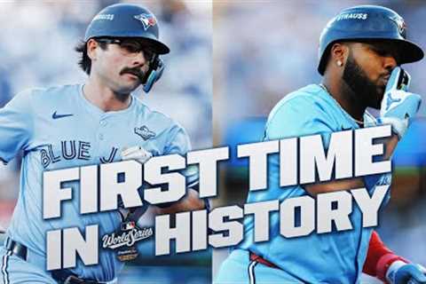 First BACK-to-BACK home runs to start a game in World Series HISTORY 😳
