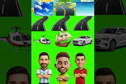 Did Messi Neymar Ronaldo choose the wrong toys? #cartoon #shorts #viral #ধাধা