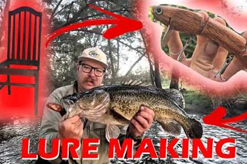 Turning Furniture into Fish: Wakebait Snake Timber Lure Making