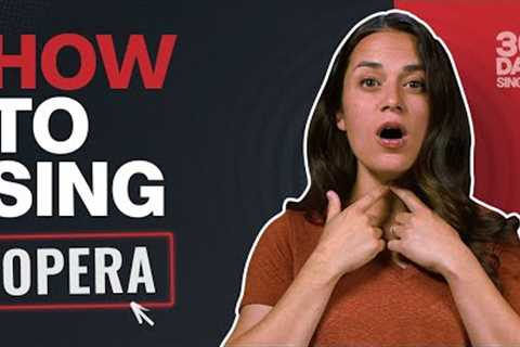 Opera singer shows you how it's done - beginner's guide to Opera vocals