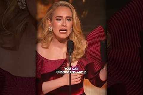 You think you know english until you hear Adele 😂😂 #trending #adele #singer #funny #shorts #love