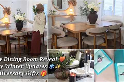 New Dining Chairs and Cozy Winter Upgrades for My Home | Anniversary Gifts