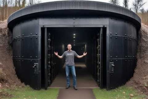 Man builds a $400,000 SECRET Underground Bunker | Start to Finish by @AtlasSurvivalShelters