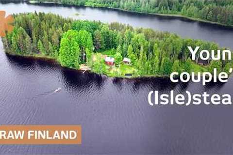 Couple builds fulfilling life &amp; homestead on abandoned Nordic island