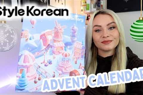 STYLEKOREAN ADVENT CALENDAR 2025 UNBOXING &amp; REVIEW | KOREAN BEAUTY &amp; SKINCARE | MISS BOUX