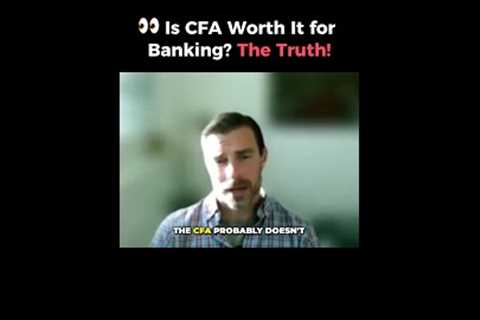 🤔 CFA for Investment Banking: Worth It or WASTE?