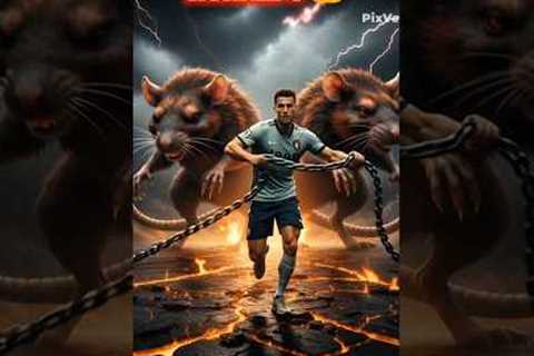 Messi, Neymar and Mbappe Rat vs Ronaldo Rats in USA #ronaldo #goat #messi #ronaldoai #aifunnyshorts